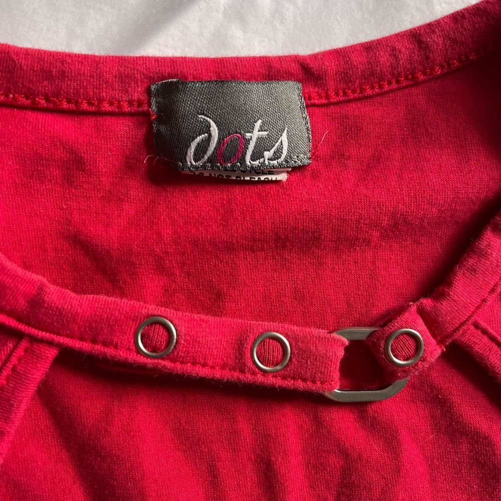 Red Cut-Out Tank - Picture 4 of 5